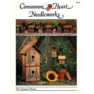 Cinnamon Heart Needleworks The Summer House Birdhouse Cross Stitch Patterns